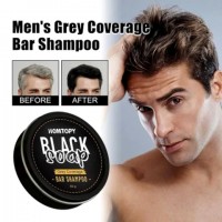 Vyriškas muilas-šampūnas žiliems plaukams